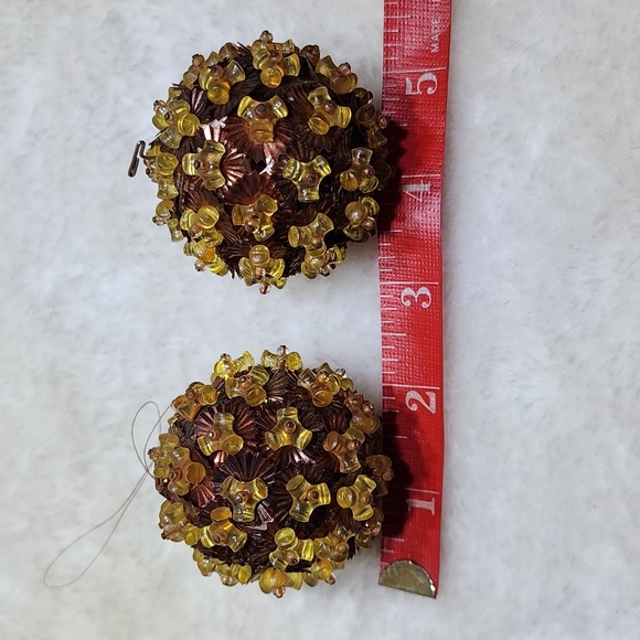 Vintage 60's Push Pin Christmas Ornaments - Picture 7 of 8